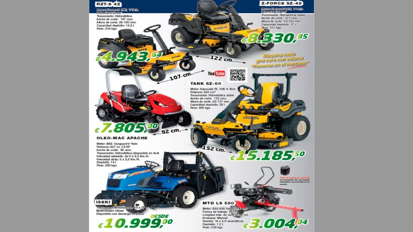 oferta primavera Cortacésped