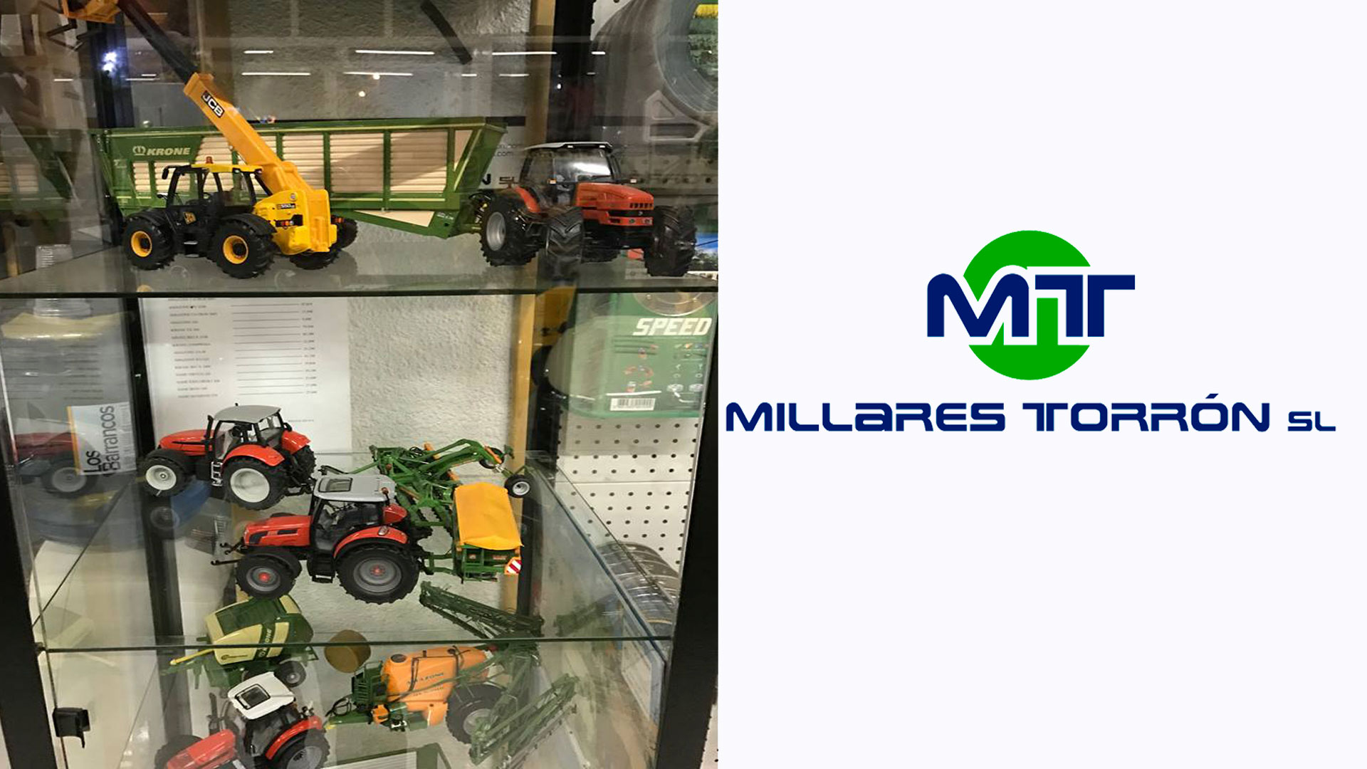 Exposición tractores miniaturas