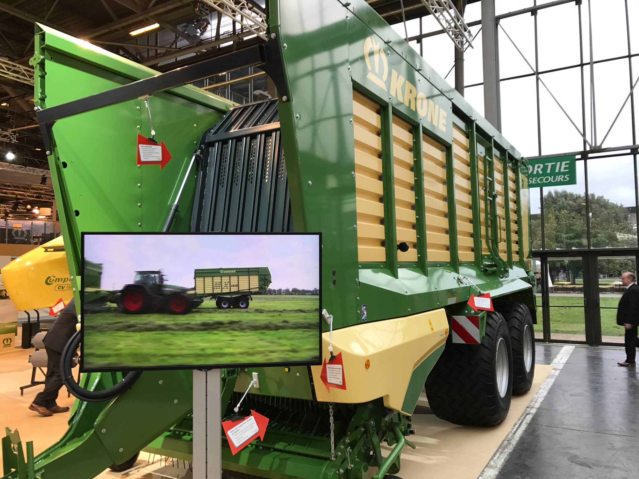 Feria de agricultura y maquinaria agrícola Krone