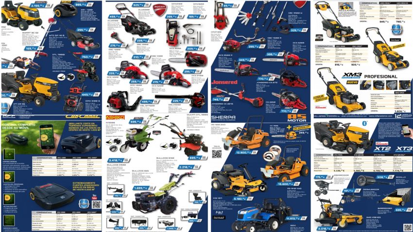 Iniciamos la campaña primaveral dedicada a la maquinaria de jardin.1920